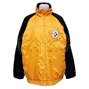VTG Pittsburgh Steelers NFL Men's Size XL Reversible Jacket Coat GIII G3 Apparel